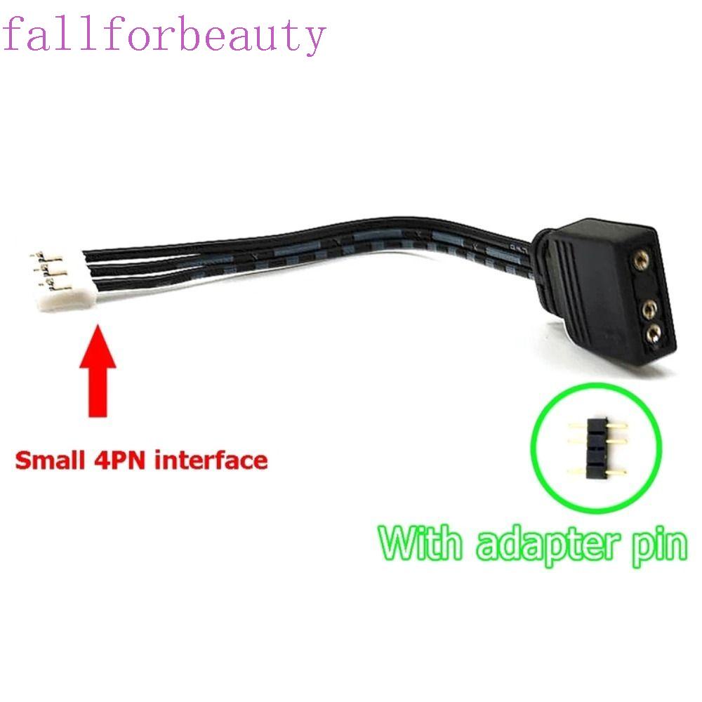 fallforbeauty-สายเคเบิลอะแดปเตอร์ควบคุมพัดลม-argb-coolmoon-exclusive-5v-6pin-4pin-พร้อมอะแดปเตอร์-pin-สําหรับ-coolmoon-cool-moon-fans-fan-3pin-fan-cable