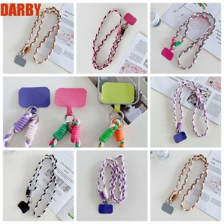 Darby สายคล้องโทรศัพท์มือถือ แบบเชือกถัก ถอดออกได้ หลากสีสัน