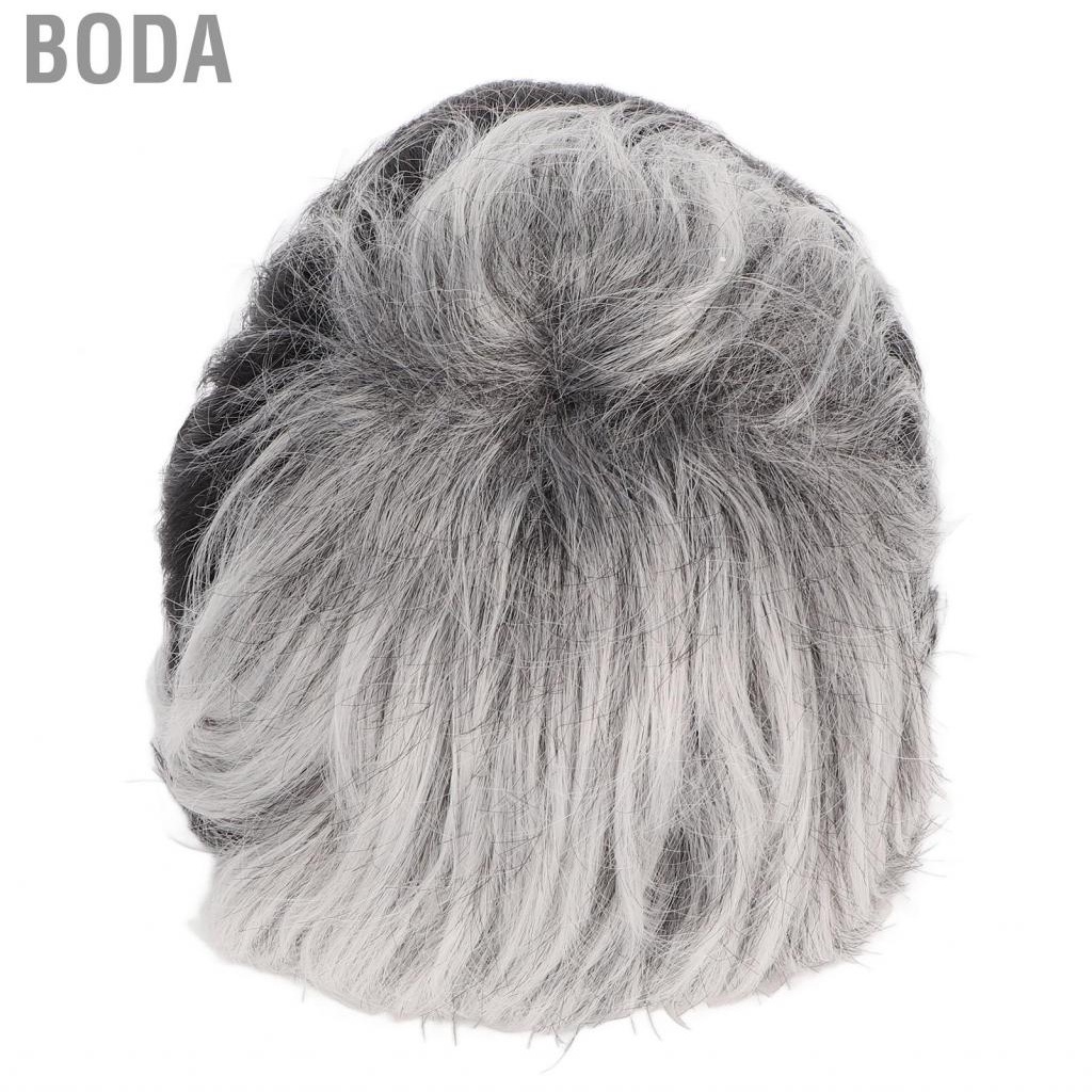 boda-short-wig-grey-soft-heat-resistant-breathable-male-for-role-play