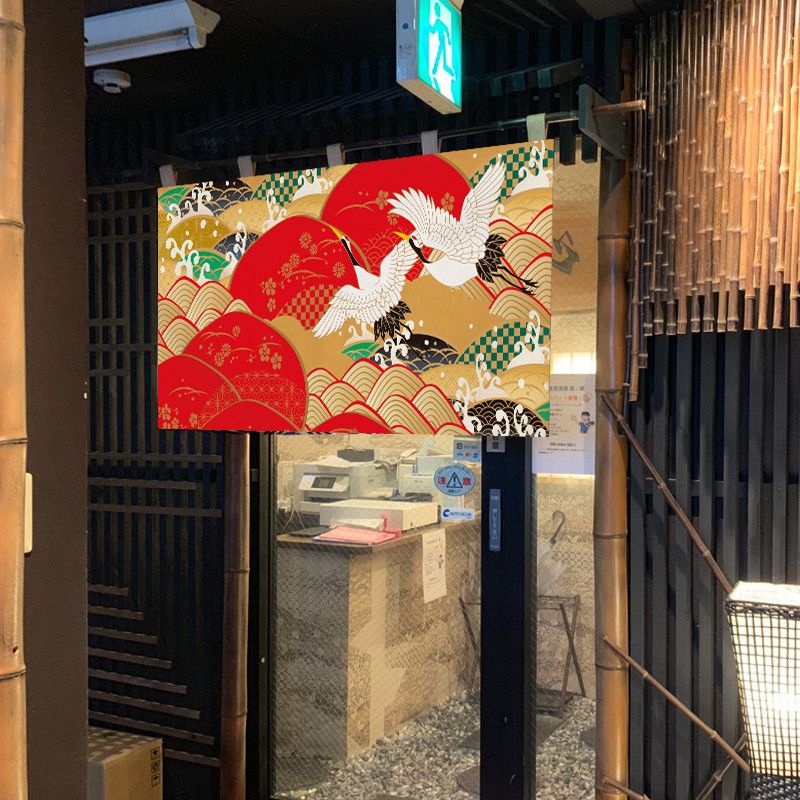 ผ้าม่านประตู-แบบสั้น-สไตล์ญี่ปุ่น-สําหรับตกแต่งห้องครัว-ร้านค้า