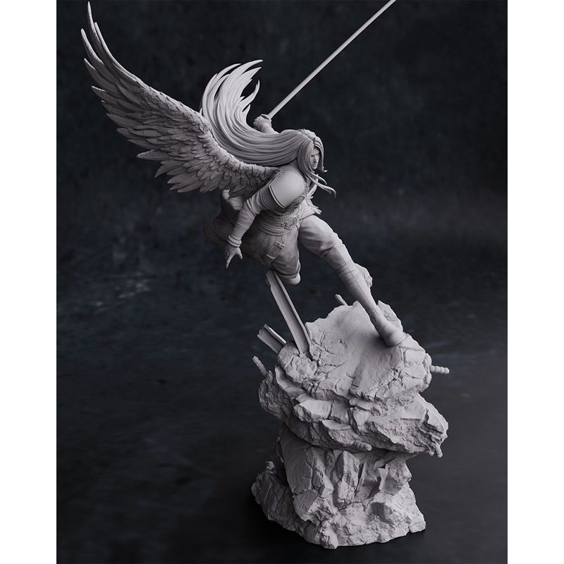 โมเดลฟิกเกอร์เรซิ่น-รูปทหาร-final-fantasy-saffie-rose-claude-ขนาด-1-24-สีขาว-สําหรับตกแต่งโต๊ะ-srx9
