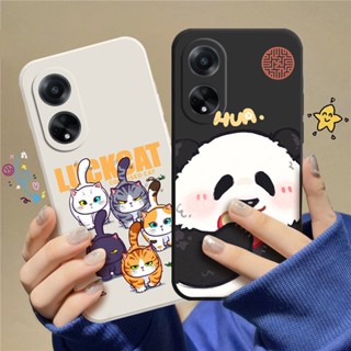 เคสโทรศัพท์มือถือแบบนิ่ม TPU ลายการ์ตูนแมว สําหรับ OPPO A98 5G C_A8