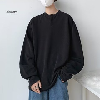 ขายดี เสื้อกันหนาว คอวี ทรงหลวม ระบายอากาศ แบบสวมหัว เหมาะกับฤดูใบไม้ร่วง และฤดูใบไม้ผลิ สําหรับผู้ชาย