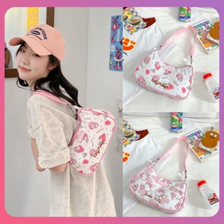 Creative Kawaii Sanrio กระเป๋าสะพาย Leaher Hello Kitty My Melody Women Bag กระเป๋าถือกระเป๋าสะพายแฟชั่น Messenger Bag Gift For Fashion Girls [COD]