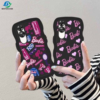 เคสโทรศัพท์มือถือ TPU ขอบโค้ง ลายกราฟฟิตี้บาร์บี้ สําหรับ OPPO A38 A17 A57 A78 A58 Reno 8T A15 A16K A54 A12 A5S A7 A93 A3S A53 A31 A52 A74 A95 A96 A92 A37 F9 A1K A76 A36 A9 2020