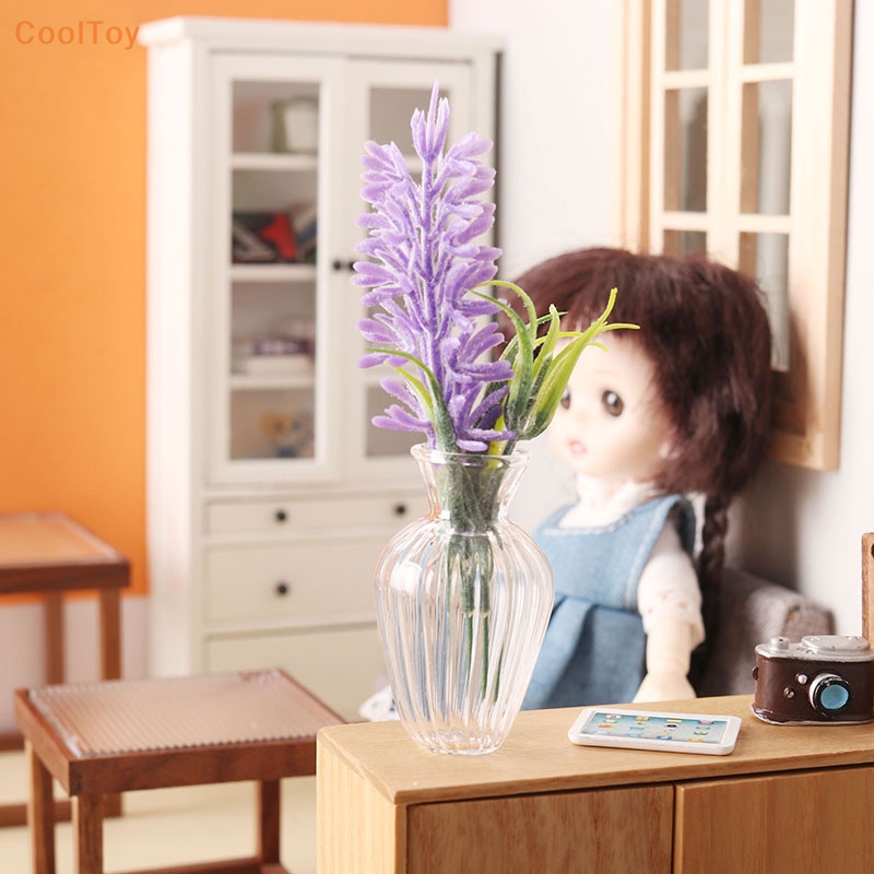 cooltoy-โมเดลแจกันดอกลาเวนเดอร์จิ๋ว-1-12-สําหรับตกแต่งบ้านตุ๊กตา-สวน-บ้านตุ๊กตา