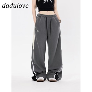 DaDulove💕 New American Ins High Street Retro Striped Casual Pants Niche High Waist Sports Pants Large Size Trousers