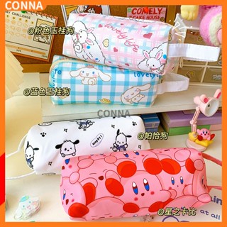 SANRIO กระเป๋าดินสอ ปากกา เครื่องเขียน ลายการ์ตูน CINNAMOROLL POCHACCO น่ารัก แบบพกพา จุของได้เยอะ