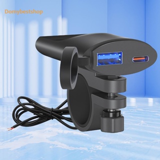 [Domybestshop.th] อะแดปเตอร์ซ็อกเก็ตชาร์จพาวเวอร์ซัพพลาย DC 12V-24V QC3.0 USB Type C สําหรับกล้องดิจิทัล โทรศัพท์มือถือ รถจักรยานยนต์