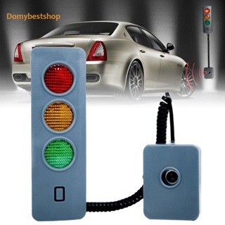 [Domybestshop.th] อุปกรณ์เตือนภัยอัจฉริยะ ระบบจอดรถยนต์ LED ป้องกันการชนระยะไกล
