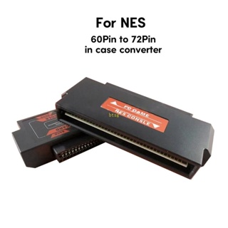 Btsg อะแดปเตอร์แปลงระบบเกมคอนโซล 60 Pin เป็น 72 Pin แบบพกพา แบบเปลี่ยน สําหรับ NES