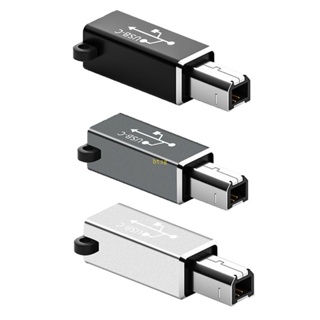 Btsg อะแดปเตอร์เครื่องพิมพ์ USB-C สําหรับแล็ปท็อป PC เป็น USB C Type Plug and for P