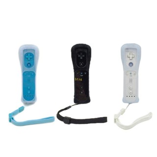 Btsg เกมแพดไร้สาย พร้อมเคสซิลิโคน สําหรับ Wii Remote Controller สําหรับ Wii Game