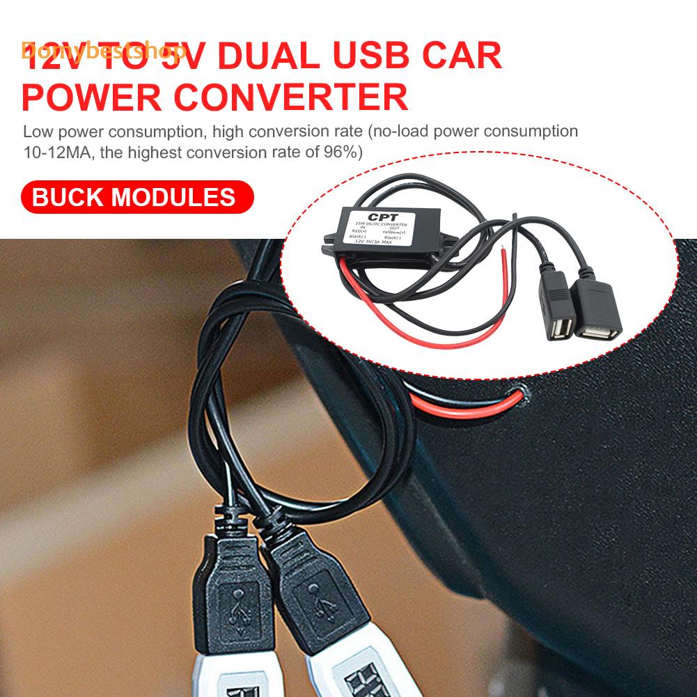 domybestshop-th-ตัวแปลงแรงดันไฟฟ้า-12v-เป็น-5v-3a-dc-usb-dc-2-ช่อง-สําหรับกล้องบันทึกวิดีโอ-gps