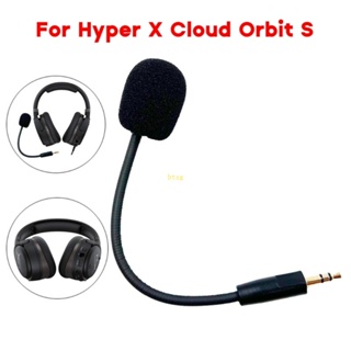 Btsg ชุดหูฟังไมโครโฟนเล่นเกม 3 5 มม. สําหรับ Hyper X Cloud Orbit S