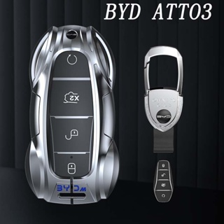 Byd Atto 3 IPX8 ปลอกกุญแจรถยนต์ ATT0 3 โลหะผสมสังกะสี กันน้ํา (2021-2024)