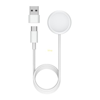 Btsg แท่นชาร์จแม่เหล็ก Type-c พร้อมอะแดปเตอร์ Type-c เป็น USB สําหรับ Pixel Wat