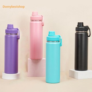 [Domybestshop.th] ขวดน้ําสเตนเลส มีฉนวนกันความร้อน และเย็น กันรั่ว ขนาด 22 ออนซ์ สําหรับเล่นกีฬา