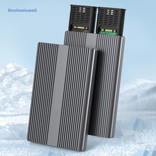 [ElectronicMall01.th] กล่องฮาร์ดดิสก์ไดรฟ์ NVME Dual Protocol M.2 SATA SSD สําหรับคอมพิวเตอร์ตั้งโต๊ะ