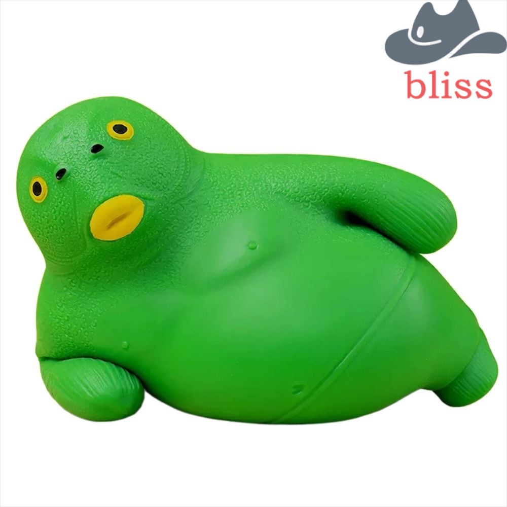 bliss-ของเล่นบีบสกุชชี่-รูปหัวปลา-ขนาดใหญ่-สีเขียว-สําหรับเด็ก
