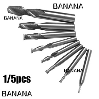 Banana1 เครื่องตัดมิลลิ่ง คุณภาพสูง 1-12 มม. 1/5 ชิ้น|เครื่องมือตัดมิลลิ่ง 2 ฟลุต