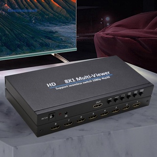 [ElectronicMall01.th] สวิตช์ควบคุมเสียงอินฟราเรด ไร้รอยต่อ เข้าได้กับ HDMI 4 in 1 4K Quad 1080P 60Hz สําหรับกล้องรักษาความปลอดภัย