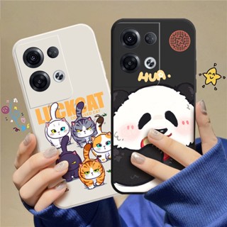 เคสโทรศัพท์มือถือแบบนิ่ม TPU ลายการ์ตูนแมว C_A8 สําหรับ OPPO Reno 8 PRO 5G OPPO Reno8 PRO 5G