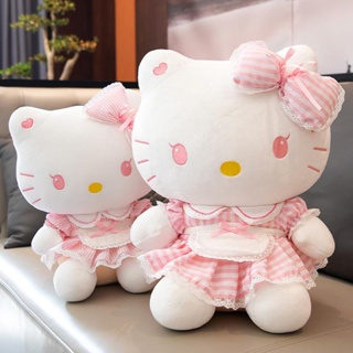 [พร้อมส่ง] ตุ๊กตา Hello Kitty KT สีชมพู น่ารัก ของเล่นสําหรับเด็กผู้หญิง