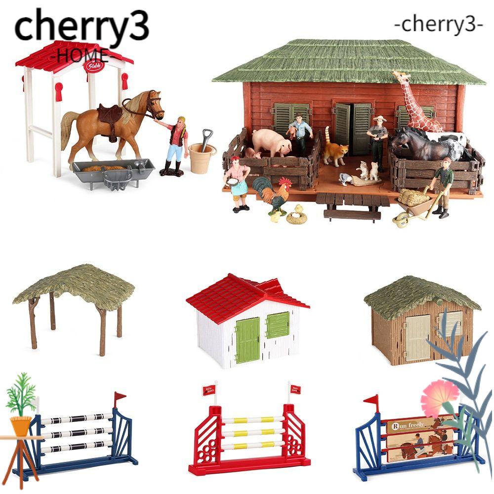 cherry3-โมเดลบ้านจําลอง-พลาสติก-รูปกระท่อม-ขนาดมินิ-diy-ของเล่นสําหรับเด็ก