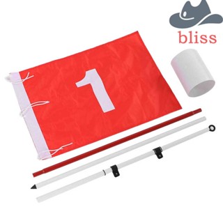 Bliss ธงกอล์ฟ 3 ส่วน อุปกรณ์เสริม สําหรับฝึกตีกอล์ฟ