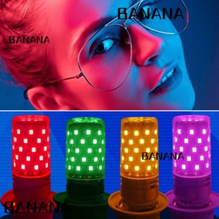 Banana1 หลอดไฟ LED อลูมิเนียม 85-265V หลากสีสัน E14 E27 สําหรับตกแต่งบ้าน