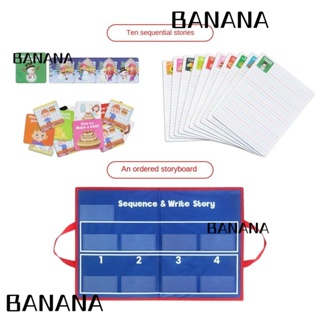 Banana1 การ์ดต่อสู้ ABA เสริมการเรียนรู้ สําหรับเด็กอนุบาล