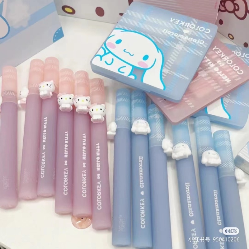 colorkey-sanrio-ลิปสติก-ลิปกลอส-เคลือบริมฝีปาก-ติดทนนาน-ไม่เป็นขุย