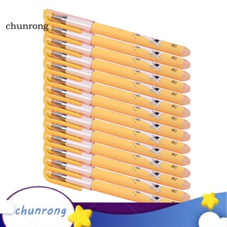 Chunrong ปากกาเจลเมจิกลบได้ 038 มม. 12 ชิ้น สําหรับโรงเรียน สํานักงาน