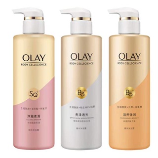 Olay เจลอาบน้ํา กลิ่นหอมนม ไนอะซินาไมด์ และ VC Rice Inositol Brightening White Translucent Essence Nourishing Shower Milk Body Care 500 มล.
