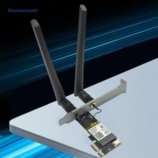 [ElectronicMall01.th] อะแดปเตอร์การ์ดเครือข่าย WiFi6E PCIE WiFi 5374Mbps บลูทูธ 5.3