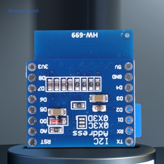 [ElectronicMall01.th] โมดูลหน้าจอ OLED 0.66 นิ้ว 3.3V IIC I2C 64x48 พิกเซล SSD1306 สําหรับ D1 MINI