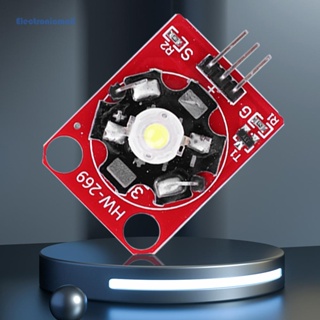 [ElectronicMall01.th] โมดูลไฟ LED 3W พร้อมแชสซี PCB พลังงานสูง สําหรับ Arduino UK