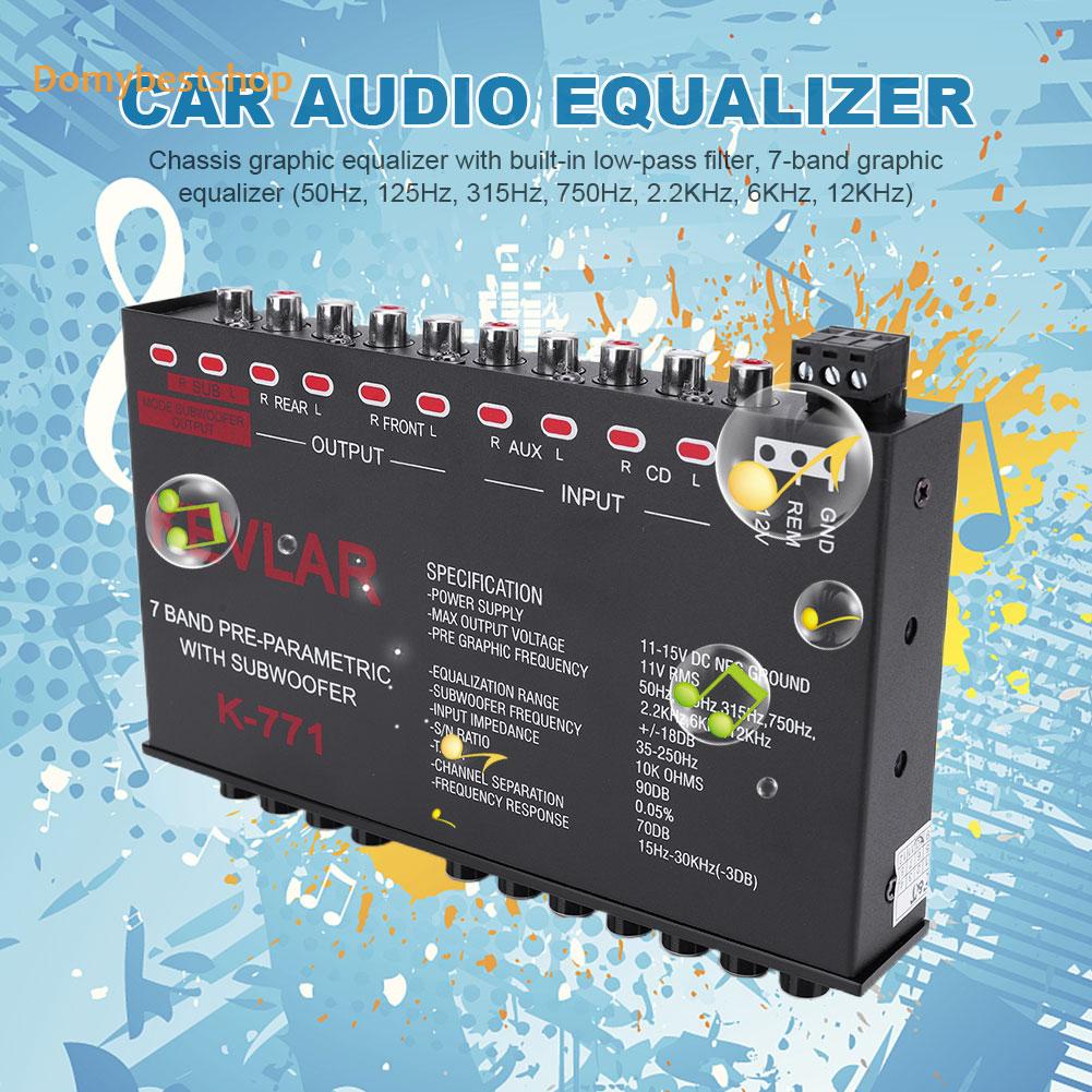 domybestshop-th-อีควอไลเซอร์กราฟฟิค-dc-11-15v-7-band-eq-35-250hz-สําหรับระบบสเตอริโอ