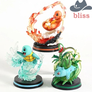 Bliss โมเดลฟิกเกอร์ PVC รูปโปเกม่อน Bulbasaur ของขวัญวันเกิด ของเล่นสําหรับเด็ก