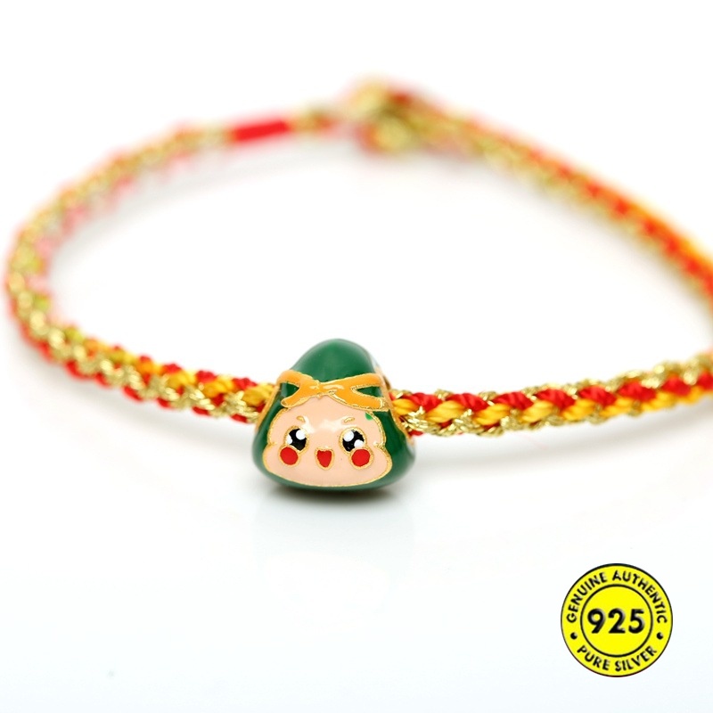 zongzi-สร้อยข้อมือทองคํา-18k-พร้อมลูกปัด-diy-อุปกรณ์เสริม