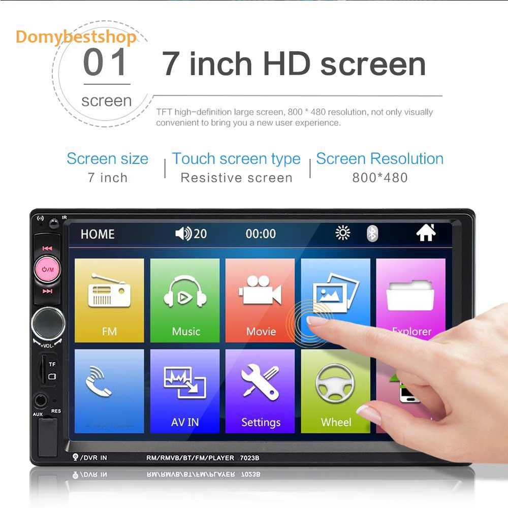 domybestshop-th-เครื่องเล่น-mp5-วิทยุ-fm-บลูทูธ-หน้าจอสัมผัส-hd-7-นิ้ว-สําหรับรถยนต์