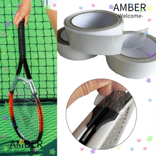 Amber สติกเกอร์ TPU ใส ลดแรงกระแทก แรงเสียดทาน สําหรับติดหัวไม้เทนนิส