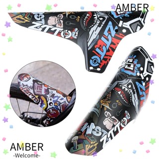 Amber บังโคลนหน้า หลัง สั้น ยาว สําหรับรถจักรยาน