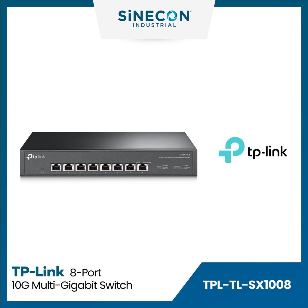 TL-SX1008, 8-Port 10G Desktop/Rackmount Switch