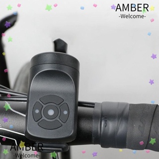 Amber แตรกระดิ่งอิเล็กทรอนิกส์ 120 Db กันน้ํา ชาร์จ USB กันขโมย สําหรับจักรยานเสือภูเขา
