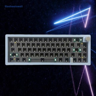 [ElectronicMall01.th] Gmk67 ชุดคีย์บอร์ดเล่นเกมไร้สาย บลูทูธ 2.4G RGB มีไฟแบ็คไลท์