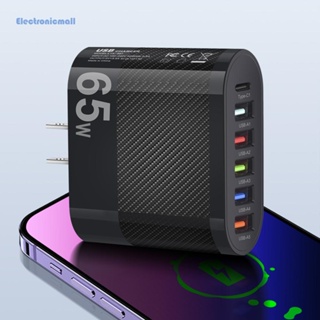 [ElectronicMall01.th] อุปกรณ์ชาร์จโทรศัพท์มือถือ 65W USB Type-C 5V 3.5A น้ําหนักเบา พกพาง่าย สําหรับ iPhone 14 13 12 Huawei