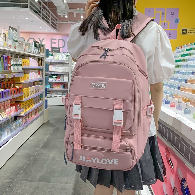 spot-second-hair-student-schoolbag-female-simple-large-capacity-nylon-backpack-male-primary-school-student-book-junior-high-school-student-school-backpack-8cc