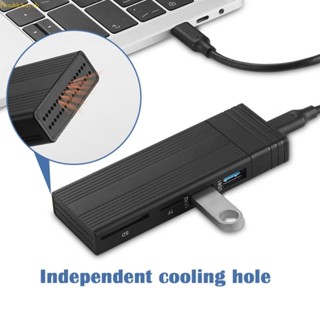 Doublebuy M 2 NVMe SSD Enclosure External M2 NVMe Cover M2 USB3 0 Type-C 10Gbps อะแดปเตอร์ M-Key- กล่องเก็บของ